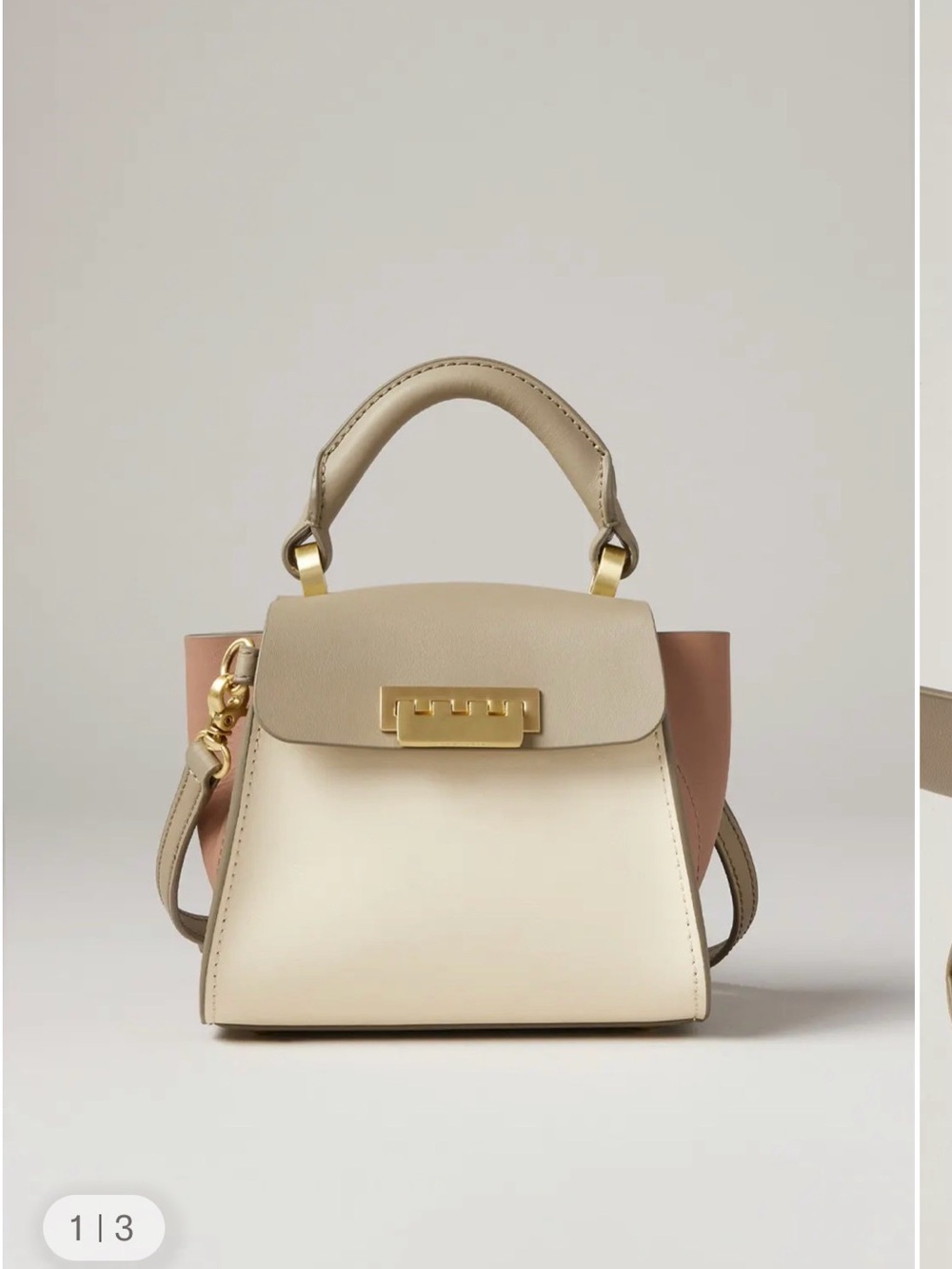 Zac Posen Top Handle Leather Bag